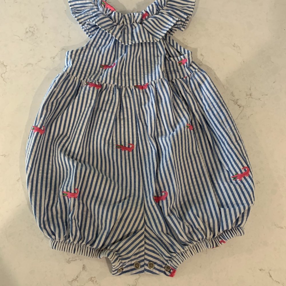 Seersucker Romper